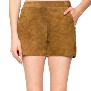 100% genuine suede shorts